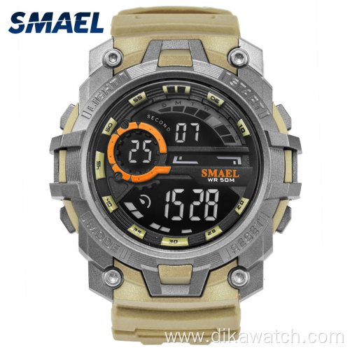 SMAEL Men Military Sports Watch Men's Army LED